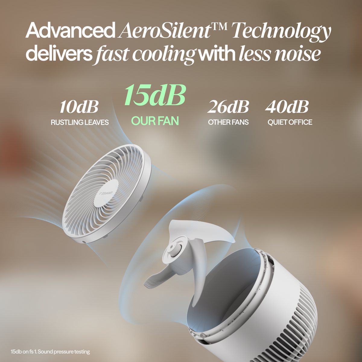 CoolDrift™ Air Circulator Fan - Cloud linen
