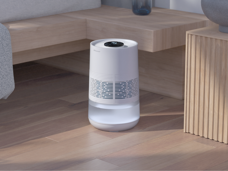 Humidifier in a bedroom